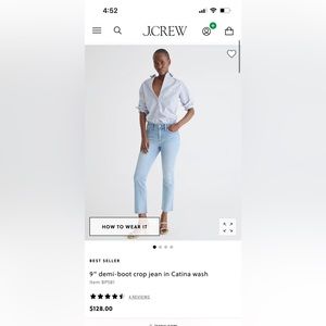 jcrew demi boot jeans